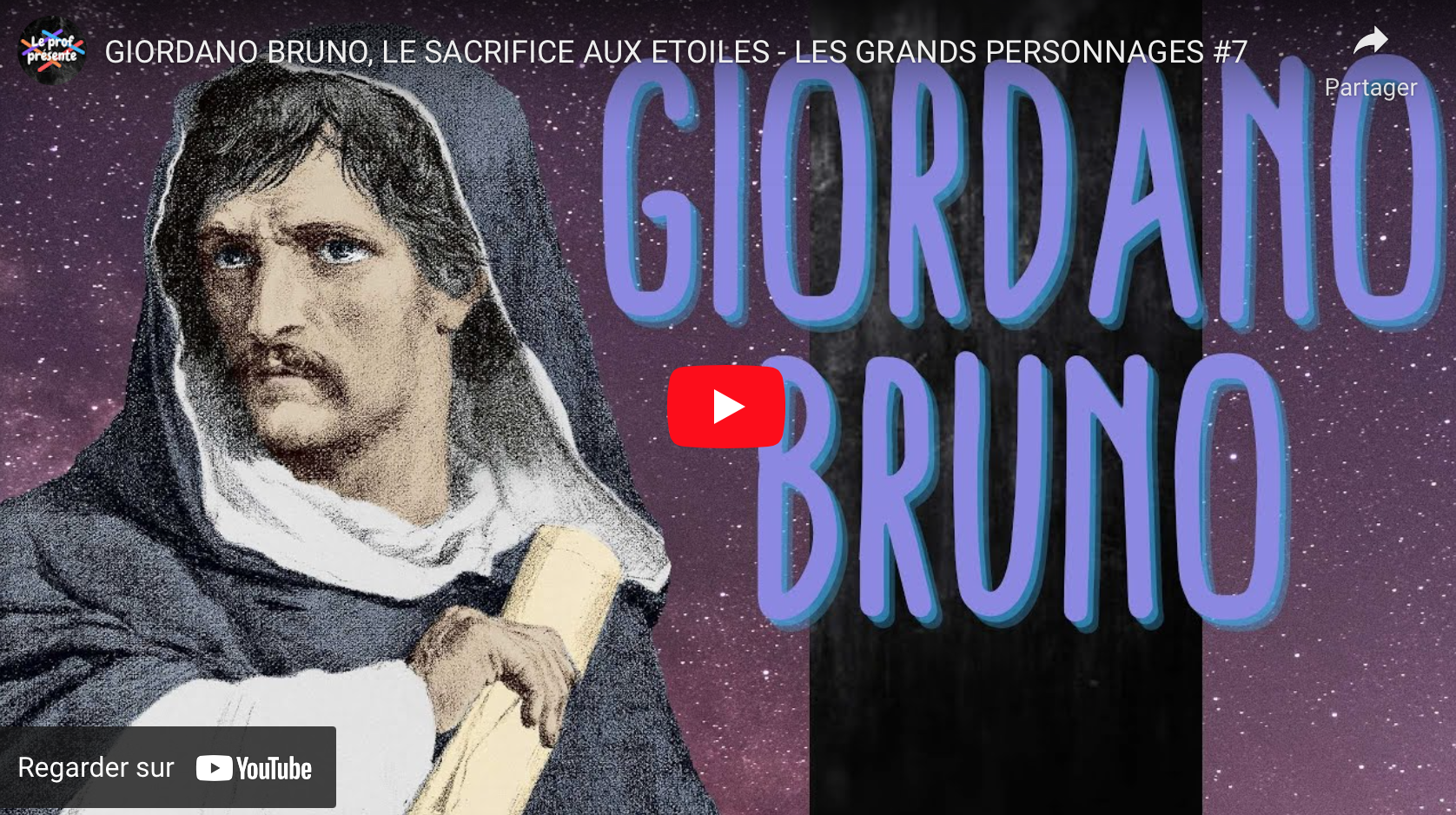 Giordano Bruno, martyr de la pensée libre